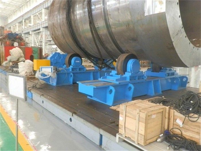 Lead Screw Adjustable Pipe Supports , Rubber Material Roller Pipe