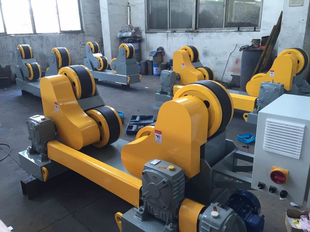 20T 30T Pipe Rollers For Welding , Self Aligning Heavy Duty Pipe Roller Stands