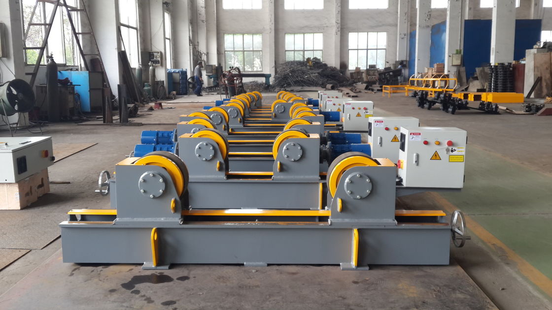 Automatic Lead Screw Conventional Heavy Duty Roller Stands For Tank