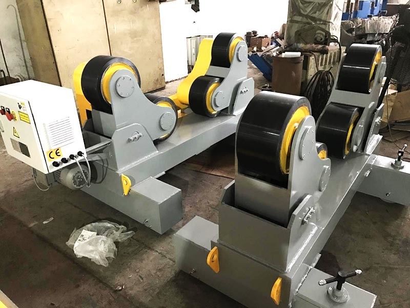 60 Tons 120000lbs Capacity Hydraulic Pipe Welding Rollers For Pressure Vessels