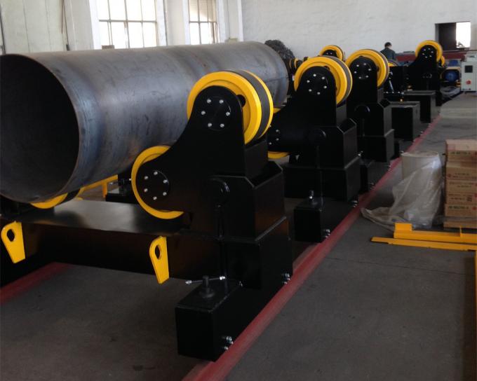 Motorized Moving Pipe Welding Rollers , 120000lbs Heavy Duty Pipe Rollers