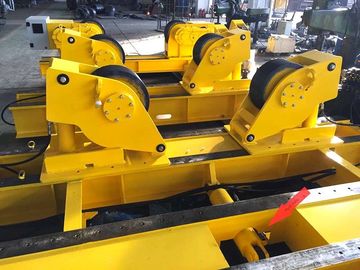 Yellow Conventional Hydraulic Fit Up Welding Rotator For Pipe Butt Welding
