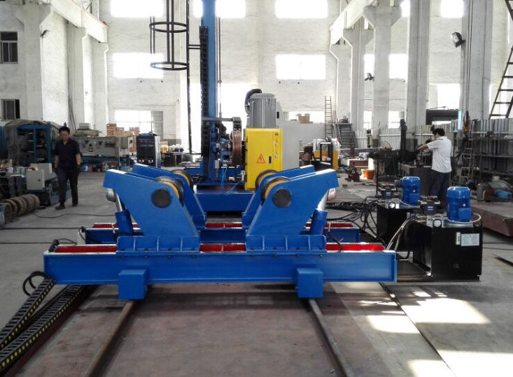 Hydrulic Fit Up Welding Rotator , Auto Welding Steel Pipe Rollers ISO