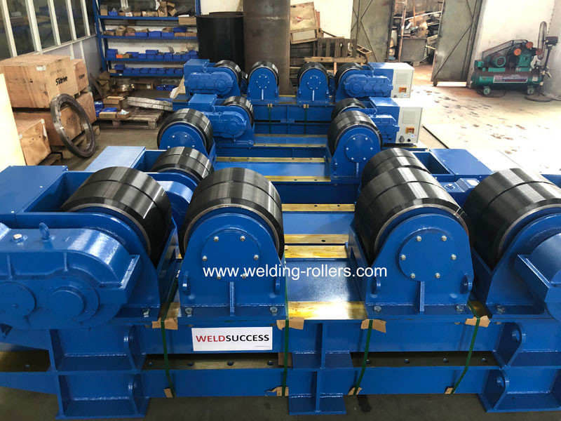 Lead Screw 80 Ton Bolt Adjustment Tank Turning Rolls Stands, Pipe