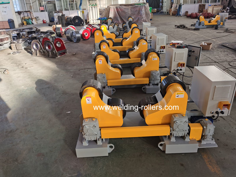 10 Ton Self Aligning Tank Turning Rolls,Welding Rollers Stands For Wind
