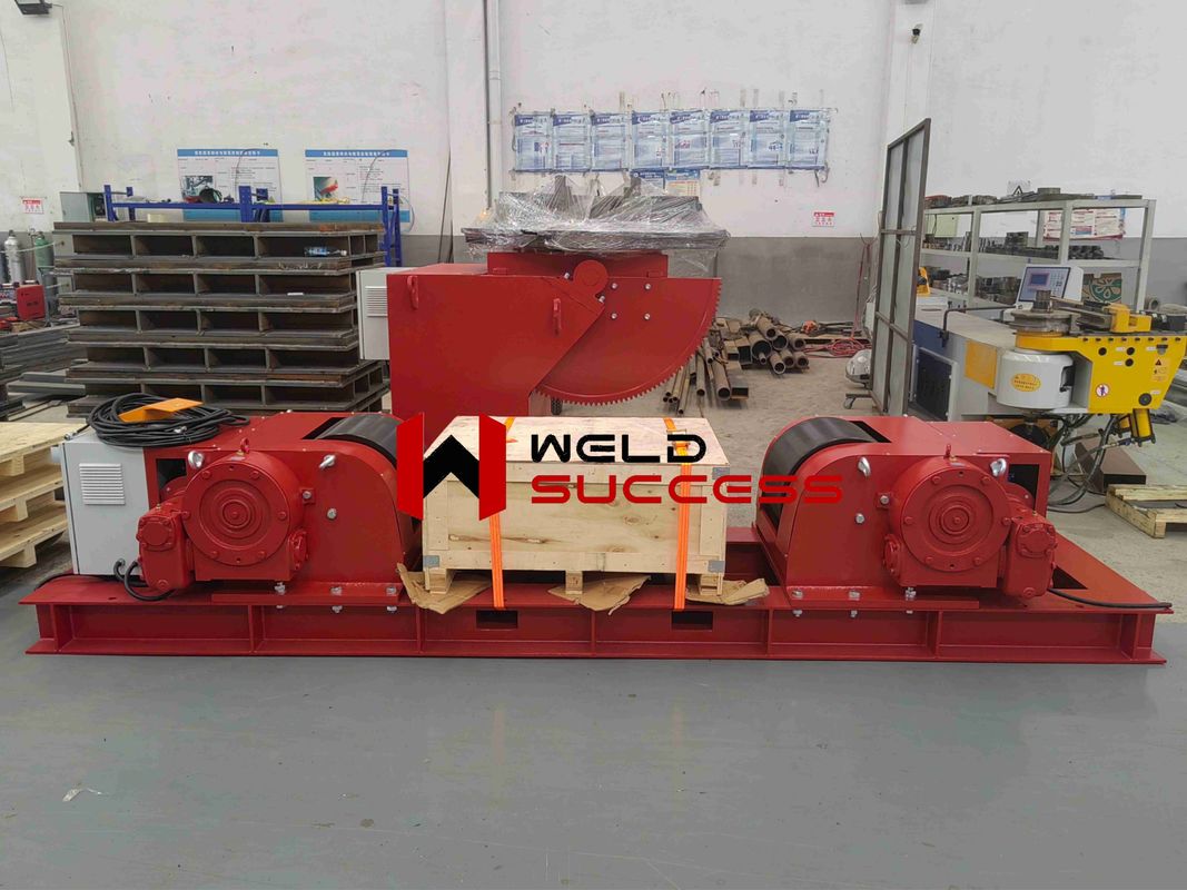 Bolt Adjustment Conventional Tank Turning Rolls with Double Motor , 60 ...