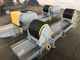 Grey 100T Pipe Welding Rollers Bolt Adjustment Conventional Welding Rotator With PU Wheels