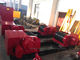 Red Heavy Duty Pipe Welding Rollers , 200 Ton Capacity Tank Turning Rolls