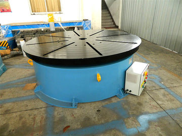Horizontal Welding Motorized Rotary Table Positioner 10 T for 1400 mm Table Diameter