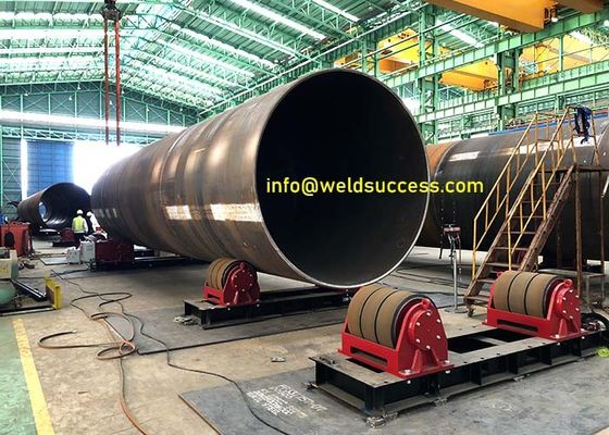 Heavy Duty Pipe Welding Rotator, 100T Bolt Adjustment Welding Tank ...