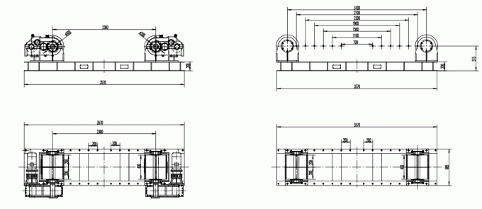 100 Ton Conventional Welding Rotator