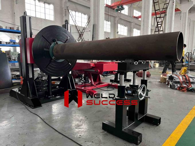 3 Ton Hydraulic Lifting Pipe Turning Welding Positioner With 3 Jaws Chuck